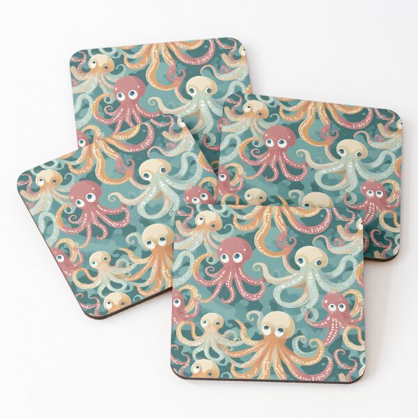 Item preview, Sealife Octopus Pattern designed and sold by GooGooPop.
