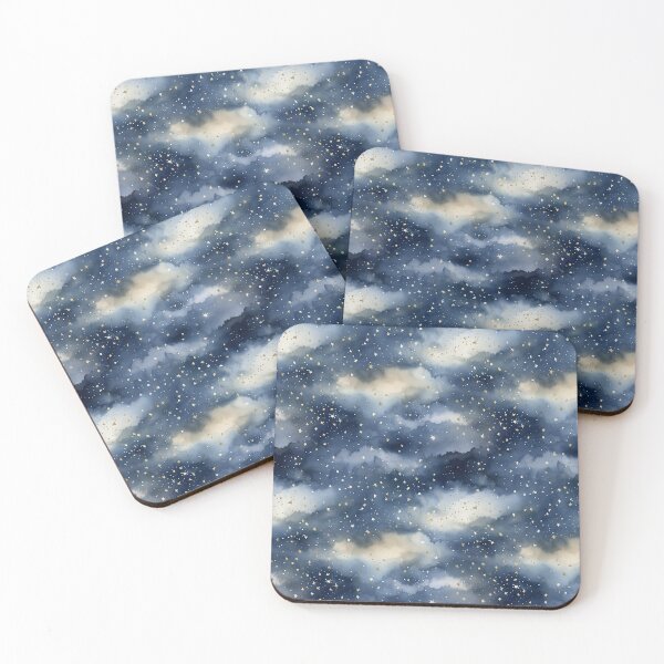 Item preview, Starry night watercolor pattern #3 designed and sold by NatureSight.