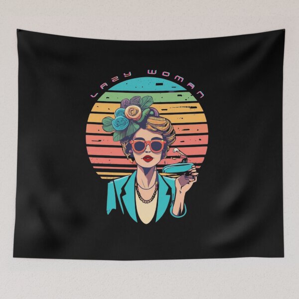Item preview, Lazy Woman Funny Gifts for Lover of Free Time designed and sold by EmiAndMike.
