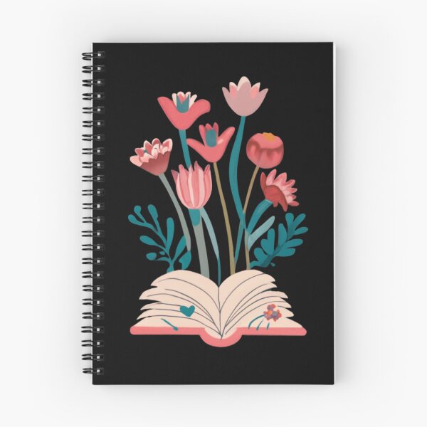 Item preview, Open Book With Flowers designed and sold by asbno19.