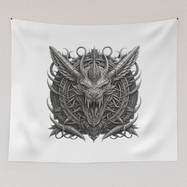 Item preview, Retro Gargoyle Bat Emblem Gothic clothing design designed and sold by risingphoenix6.