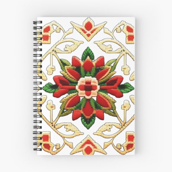 Item preview, Palestinian embroidered floral design  designed and sold by Roxburylane.