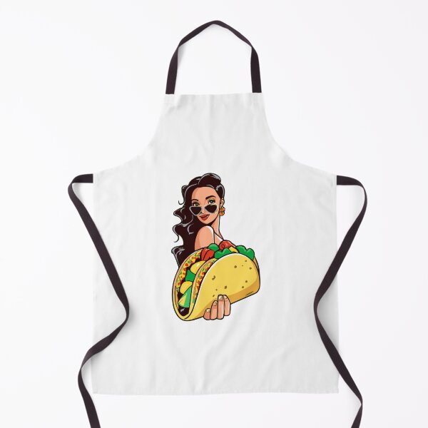 Item preview, Mexican Lady Offering Taco Tortilla designed and sold by w1ckerman.