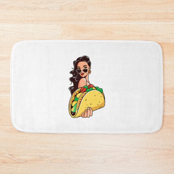 Item preview, Mexican Lady Offering Taco Tortilla designed and sold by w1ckerman.
