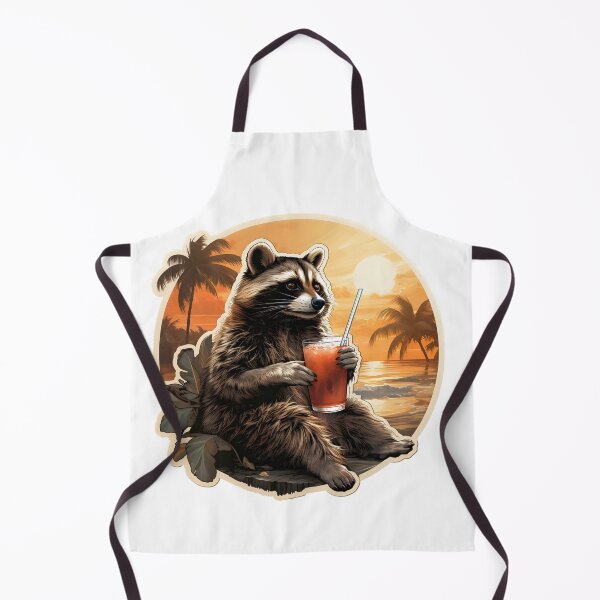 Item preview, Chilled Raccoon Beach Sipper designed and sold by Artful-Adam.