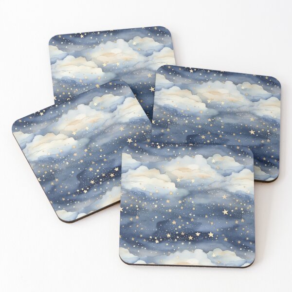 Item preview, Starry night watercolor pattern #5 designed and sold by NatureSight.