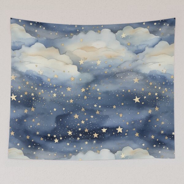 Item preview, Starry night watercolor pattern #5 designed and sold by NatureSight.