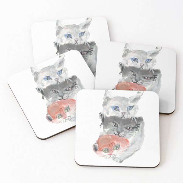 Item preview, Three cats by Anastasia  designed and sold by MareMars.