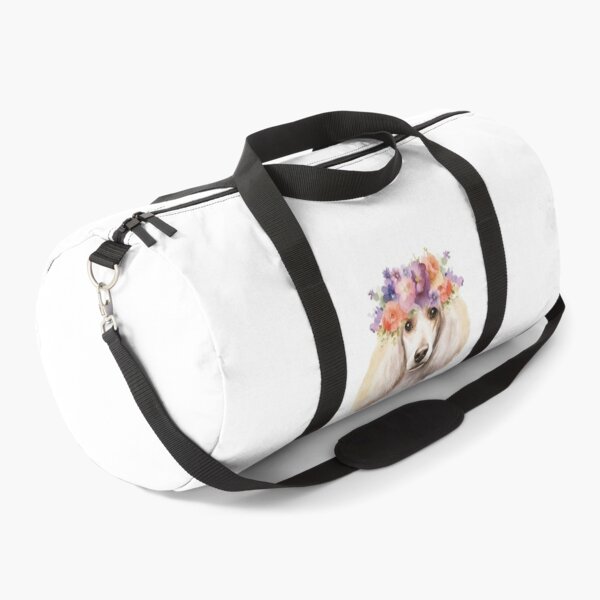 Cute Dog Paw Print Travel Duffle Bag for Men Women