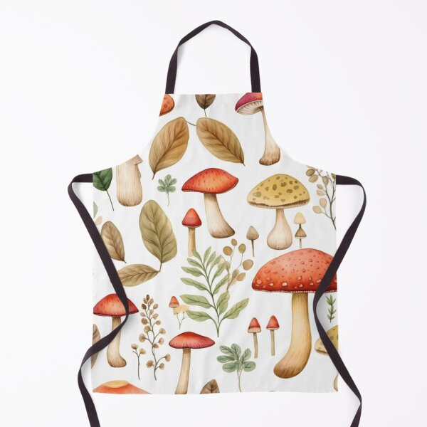 Item preview, Watercolor fall mushroom pattern designed and sold by Minima-Vulpes.