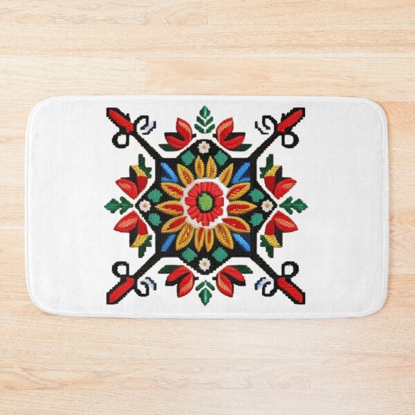 Item preview, Palestinian embroidered floral design  designed and sold by Roxburylane.