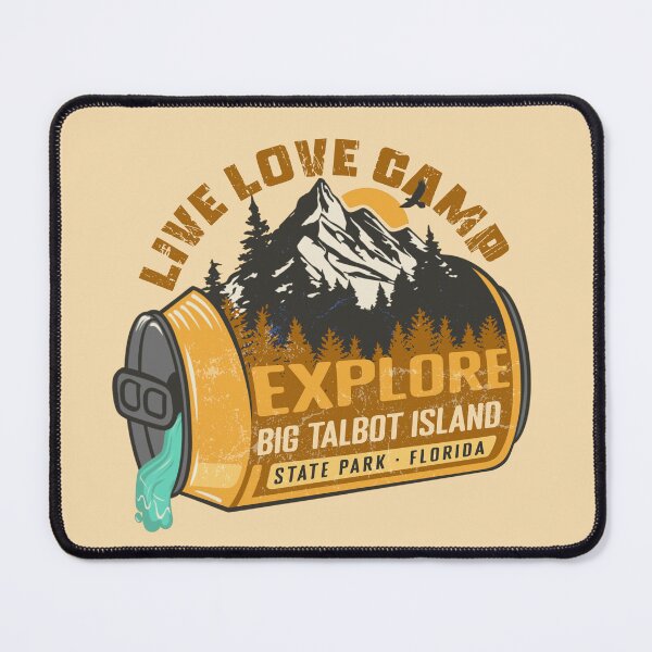 Item preview, Big Talbot Island State Park Florida Live Love Camp Retro In A Soda Camping Hiking Outdoor Adventure designed and sold by mountainfad.