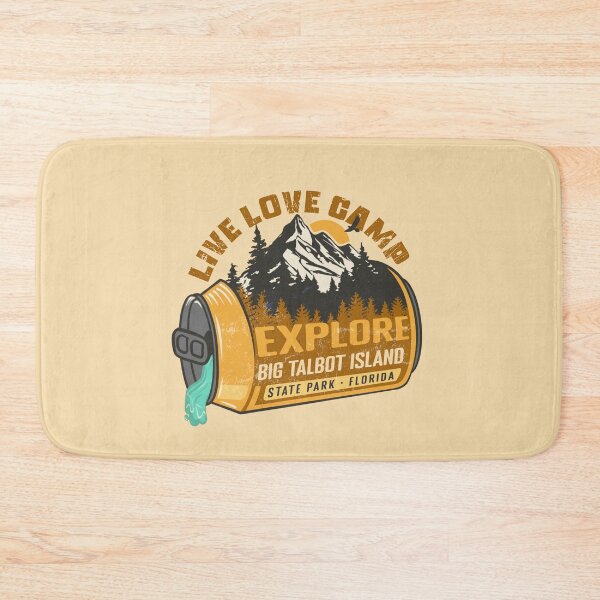 Item preview, Big Talbot Island State Park Florida Live Love Camp Retro In A Soda Camping Hiking Outdoor Adventure designed and sold by mountainfad.