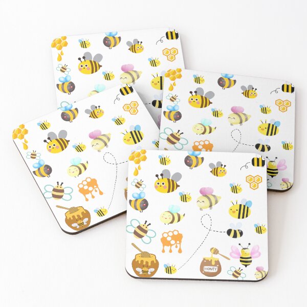 Item preview, Insect kingdom, bee kingdom, A bee is collecting honey, honeybee designed and sold by zzzozzo.