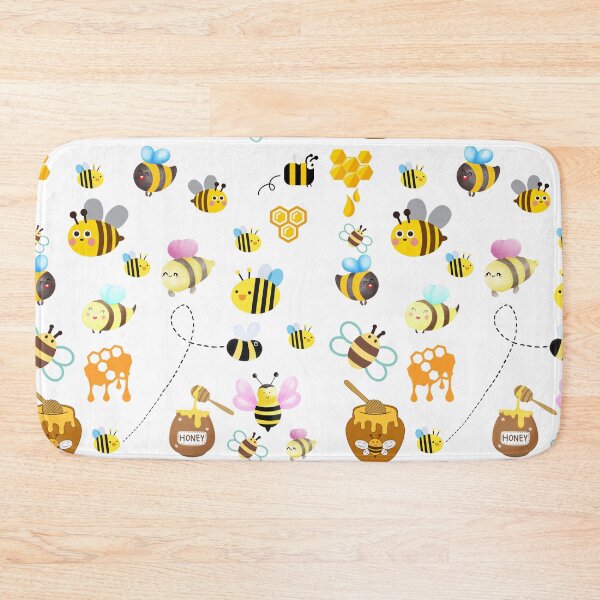 Item preview, Insect kingdom, bee kingdom, A bee is collecting honey, honeybee designed and sold by zzzozzo.