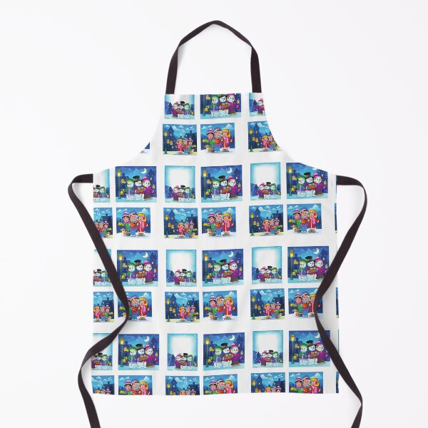 Item preview, Beautiful illustrations of carolers on Christmas Eve designed and sold by huape.