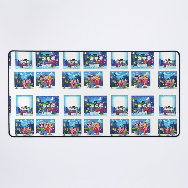 Item preview, Beautiful illustrations of carolers on Christmas Eve designed and sold by huape.