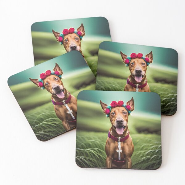 Item preview, Dog with Roses designed and sold by carolablanco.
