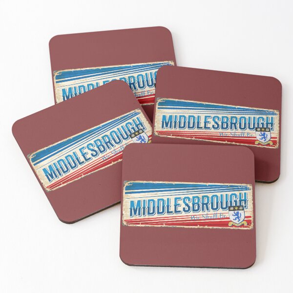 Item preview, MIDDLESBROUGH Boro Flag Sticker UK Sticker T-Shirt 01 designed and sold by LocationInks.