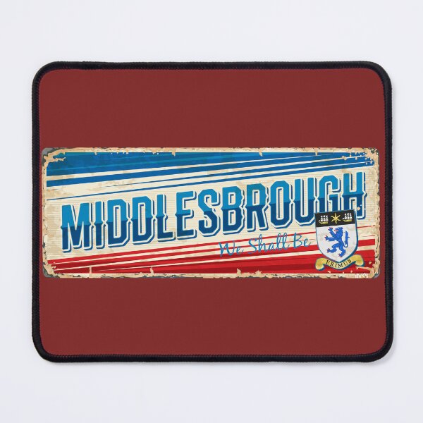 Item preview, MIDDLESBROUGH Boro Flag Sticker UK Sticker T-Shirt 01 designed and sold by LocationInks.