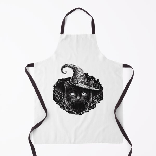 Item preview, Black cat with witch hat, Halloween designed and sold by Buy  Daddy⭐.