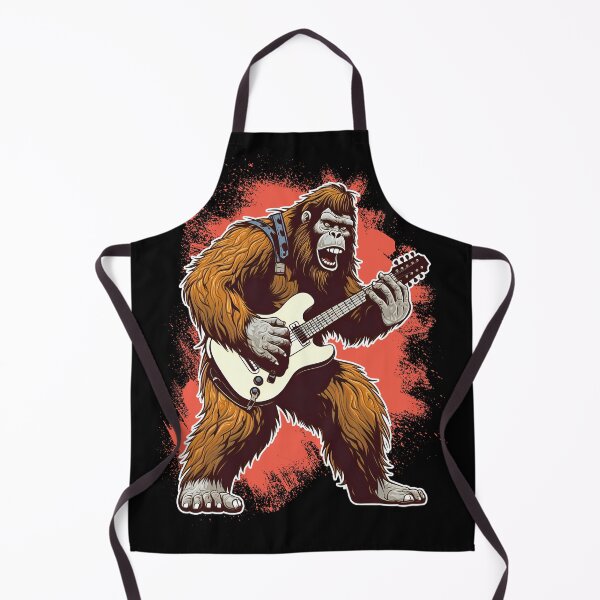 Item preview, Bigfoot Playing Guitar designed and sold by renegadesparrow.