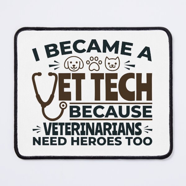Item preview, I Became a Vet Tech Because Veterinarians Need Heroes Too designed and sold by jaygo.