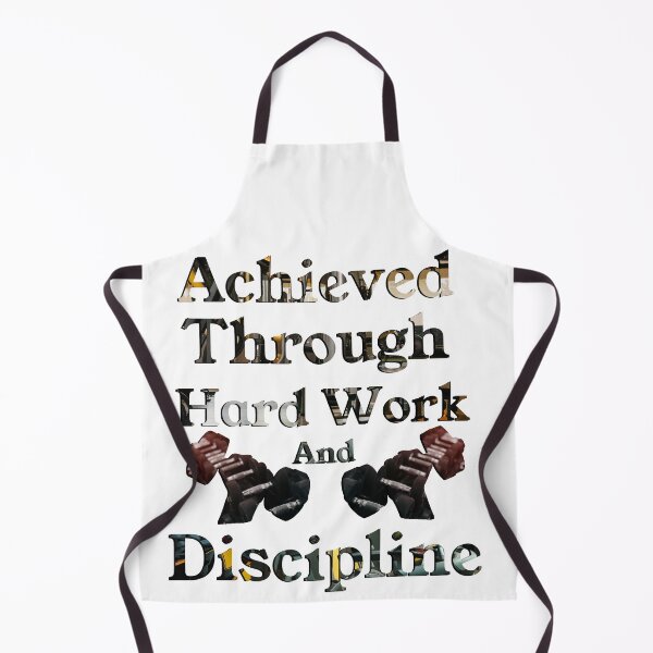 Item preview, Achieved Through Hard Work and Discipline designed and sold by Malhor.