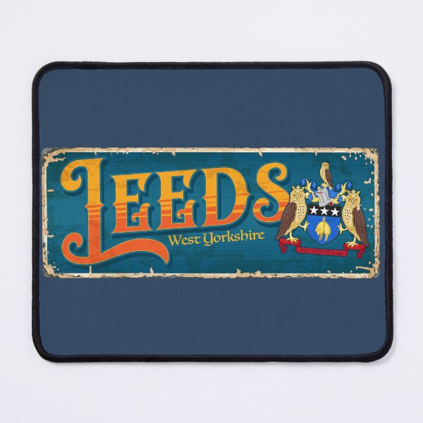 Item preview, LEEDS West Yorkshire Flag Sticker UK Sticker T-Shirt 01 designed and sold by LocationInks.
