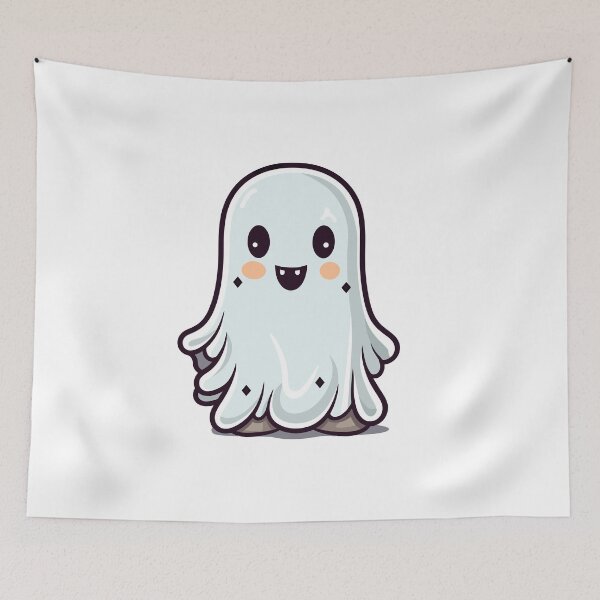 Item preview, Cute Ghost Halloween Cartoon (Image 4/20) designed and sold by DigitalArtify.