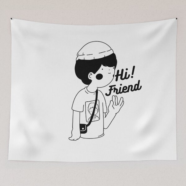 Item preview, HI FRIEND designed and sold by hand-xyz.