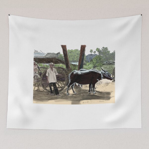 Item preview, Ox cart Siem Reap Cambodia  designed and sold by GunnerStudios.