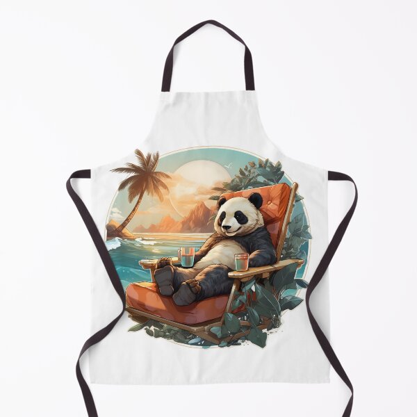Item preview, Relaxed Panda Coastal Sip designed and sold by Artful-Adam.