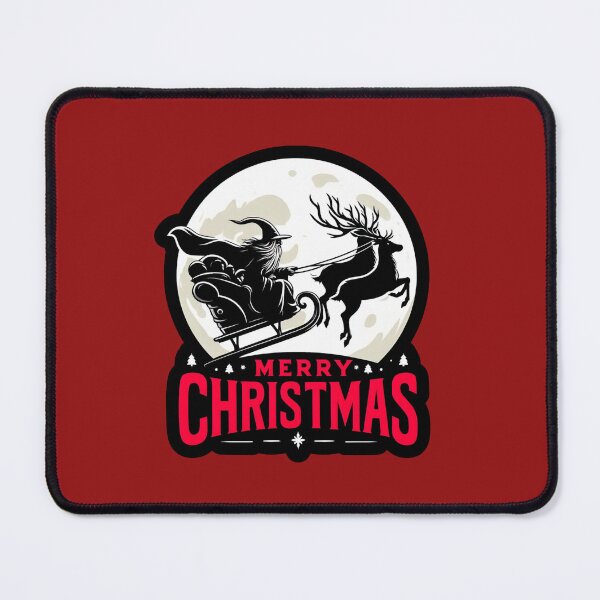 Item preview, Merry Christmas - Moonlit Voyage - Funny Christmas Fantasy designed and sold by Fenay Designs.