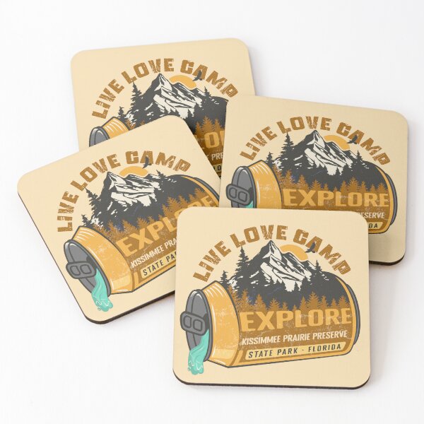 Item preview, Kissimmee Prairie Preserve State Park Florida Live Love Camp Retro In A Soda Camping Hiking Outdoor Adventure designed and sold by mountainfad.