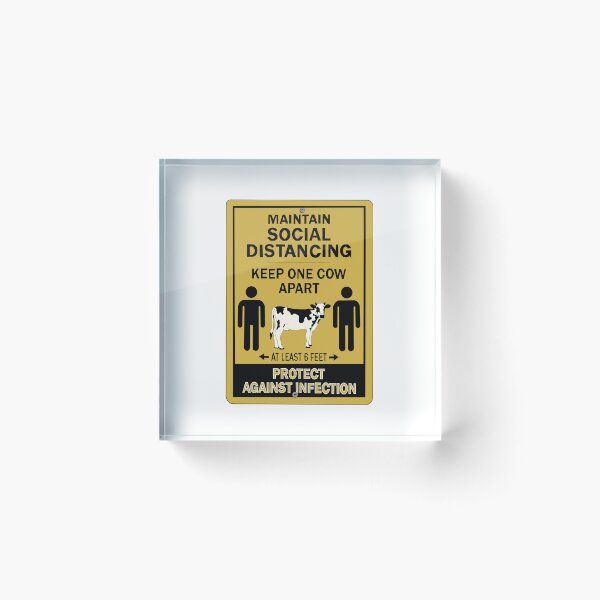 Item preview, Social Distancing: Keep One Cow Apart designed and sold by rather-prickly.