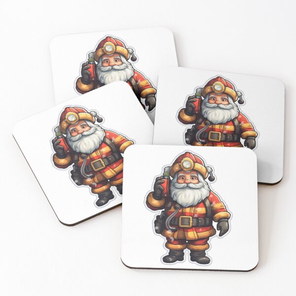 Item preview, Firefighter Santa designed and sold by K-Projects.