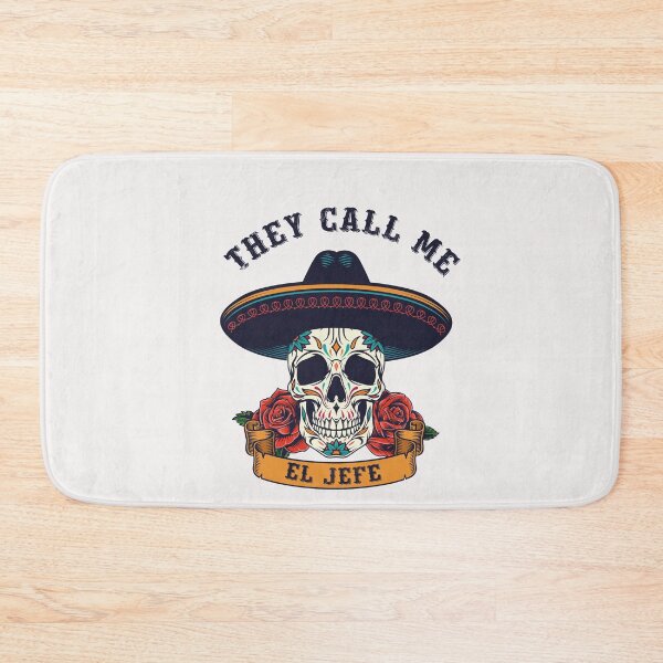 Item preview, THEY CALL ME EL JEFE, Sugar Skull Day of the Dead,dad,father,jefe designed and sold by benaouichShop.