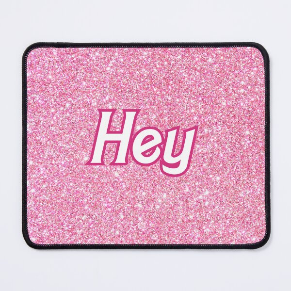 Item preview, Hey Pink Glitter Greeting designed and sold by GizmosGalore.