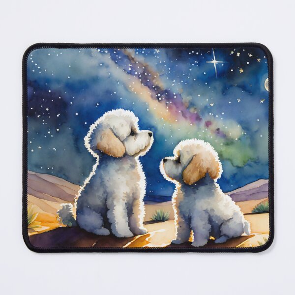 Item preview, Bichon Puppies Stargazing designed and sold by Susan Rydberg.
