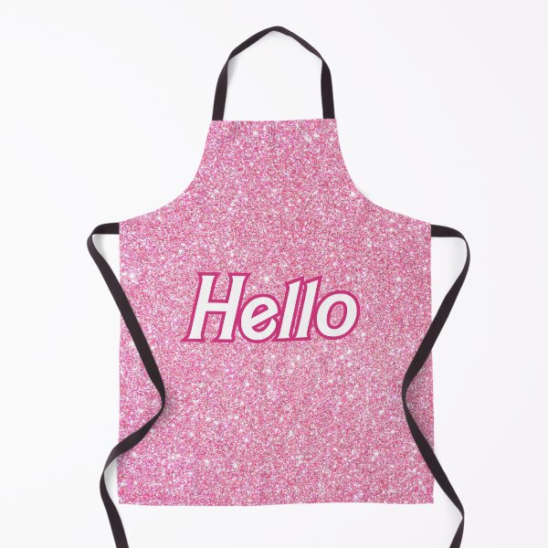 Item preview, Hello Pink Glitter Greeting designed and sold by GizmosGalore.