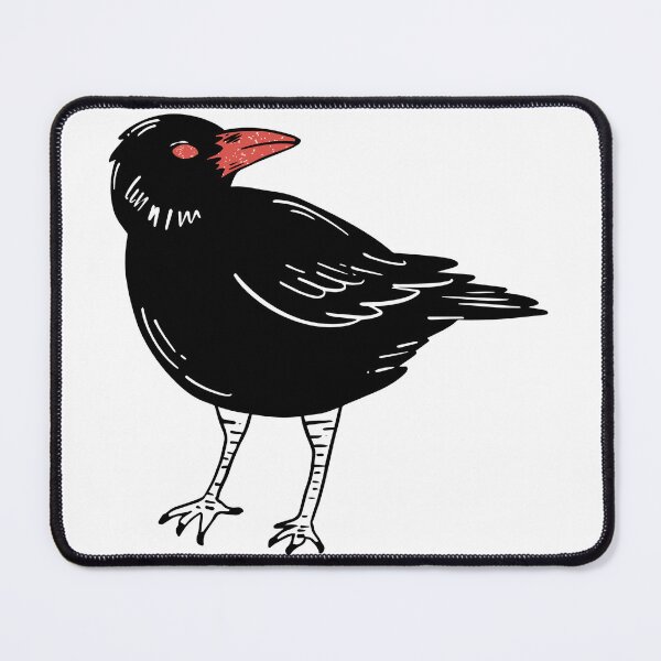 Item preview, Black and red crow designed and sold by Leurilinda.