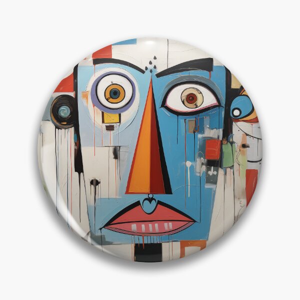 Item preview, George Condo Inspired Freaky Face designed and sold by ToonBrunnette.