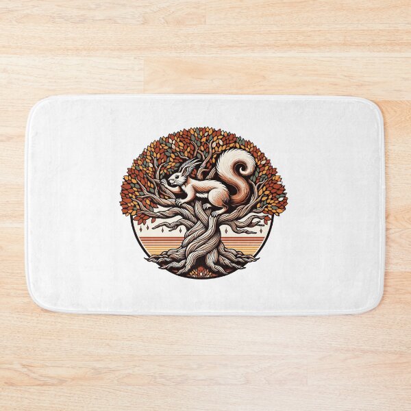 Item preview, Ratatoskr the Norse Squirrel Autumn Yggdrasil tree designed and sold by ElLocoMus.