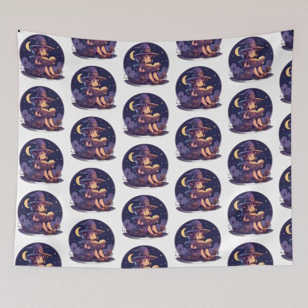 Item preview, Cute Little Witch Reading , Halloween, Spooky designed and sold by Apkdesigner.