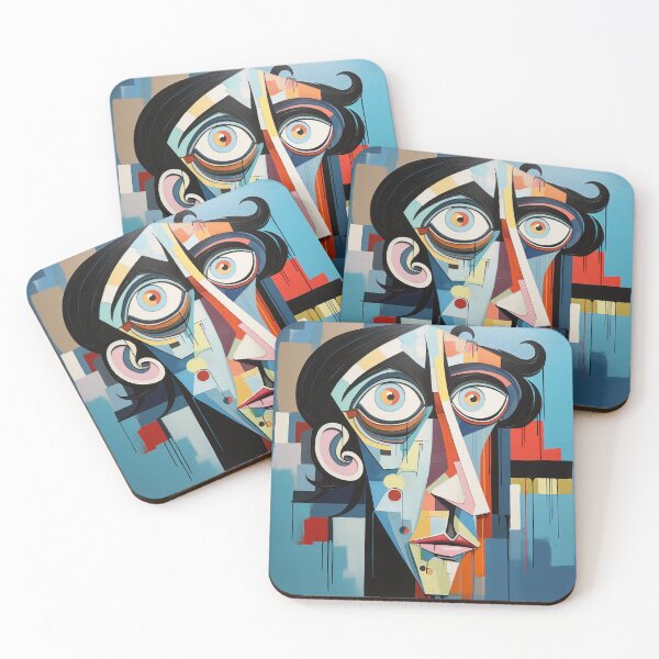 Item preview, George Condo Inspired Freaky Face - Male designed and sold by ToonBrunnette.