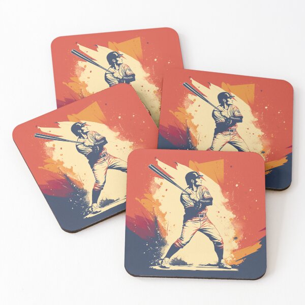 Artikelvorschau, Baseballspieler im Retro-Klassiker-Vintage-Stil entworfen und verkauft von redstar19.