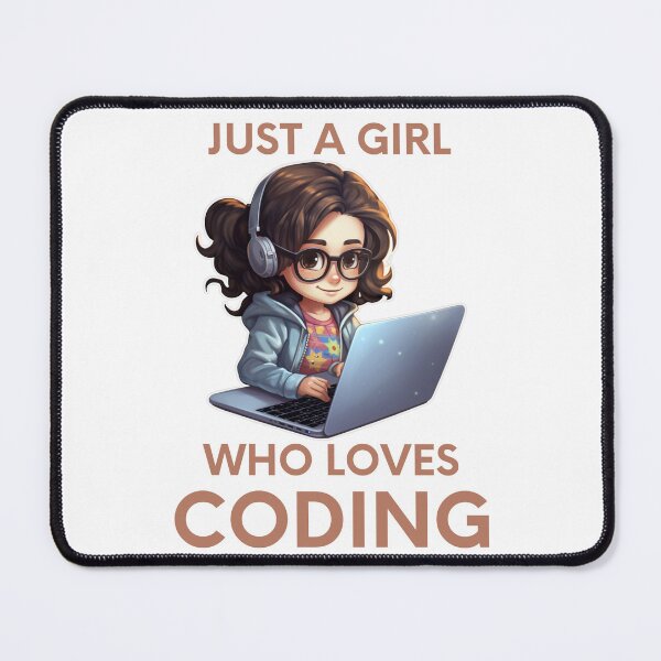 Item preview,  Just A Girl Who Loves Coding Geek Coding Women designed and sold by ArtFromBeyond.