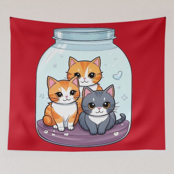 Item preview, Cats in a Jar designed and sold by MartialArtsNerd.