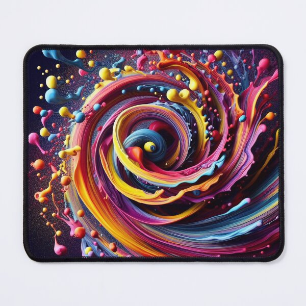 Item preview, Colorful swirl of colors joy of colour designed and sold by Girih.